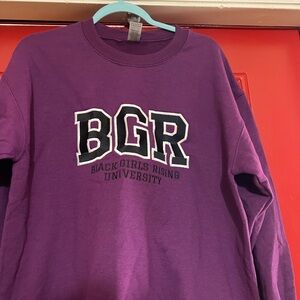 New Purple BGR University Sweatshirt